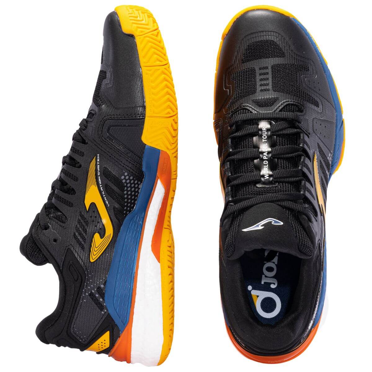 Zapatilla Joma T Slam 2301 Negro Azul Talla 9.5US-43EU-(28CM)