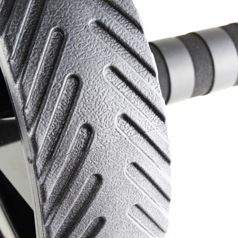 Rueda abdominal negra