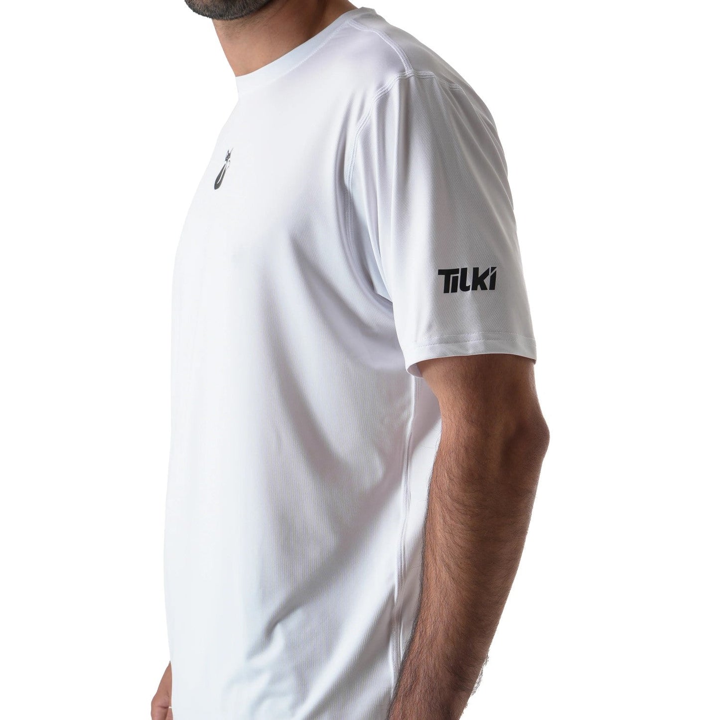 Polera deportiva Poly Tilki Temel blanca Talla M