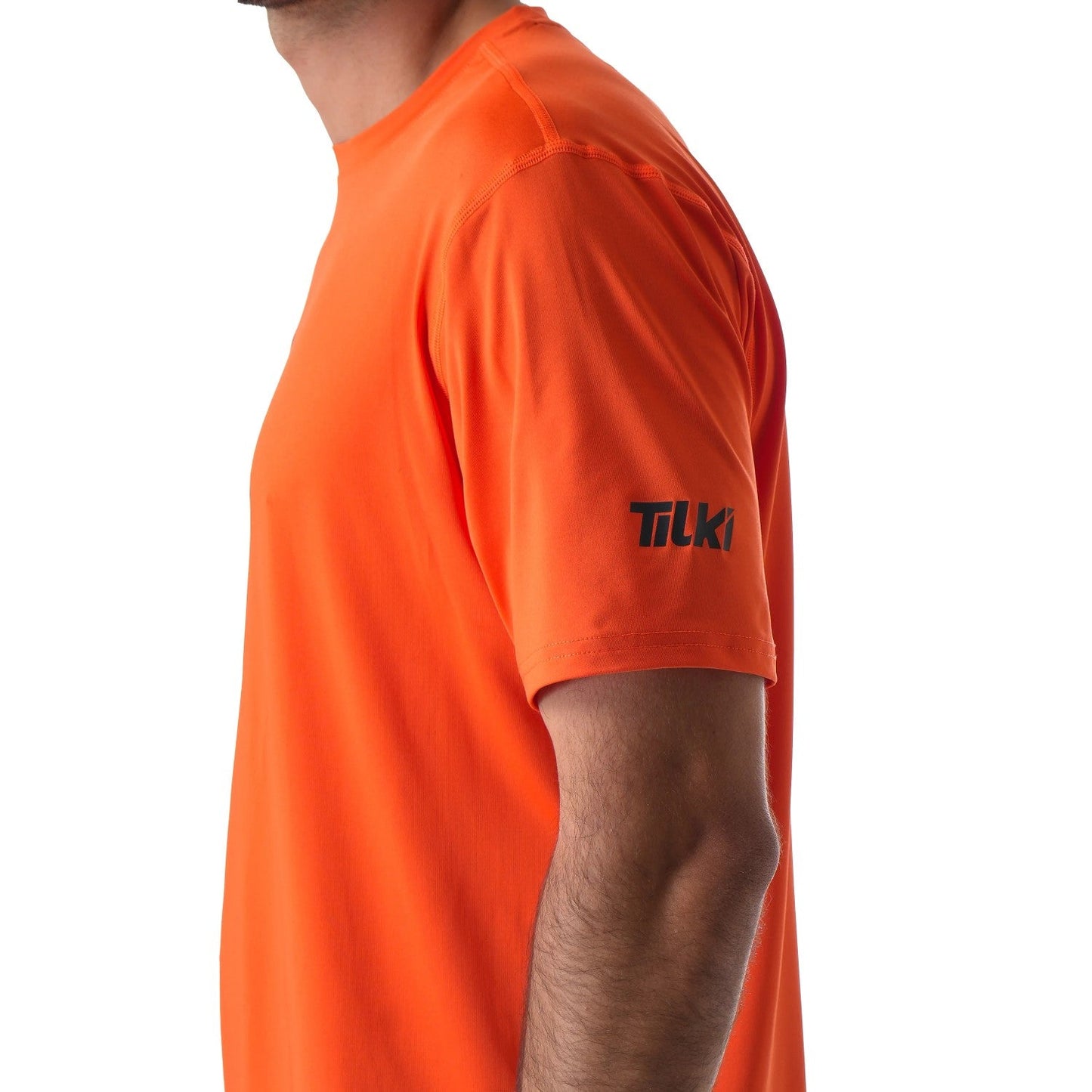 Polera deportiva Poly Tilki Temel naranja Talla M