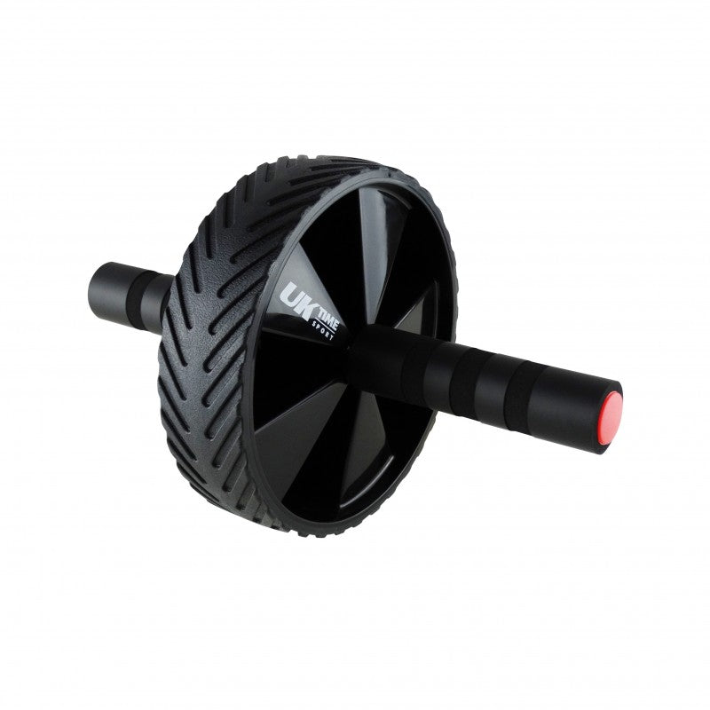 Rueda abdominal negra