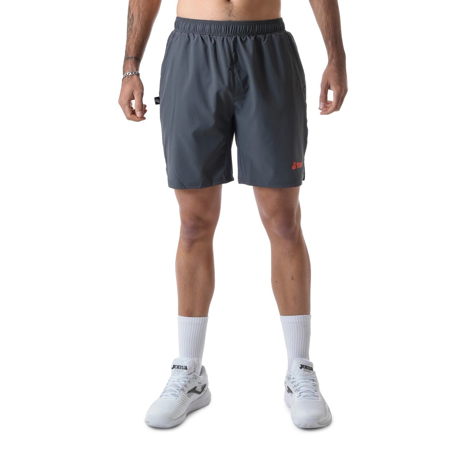 Short Poly Tilki  Temel Gris Talla XL