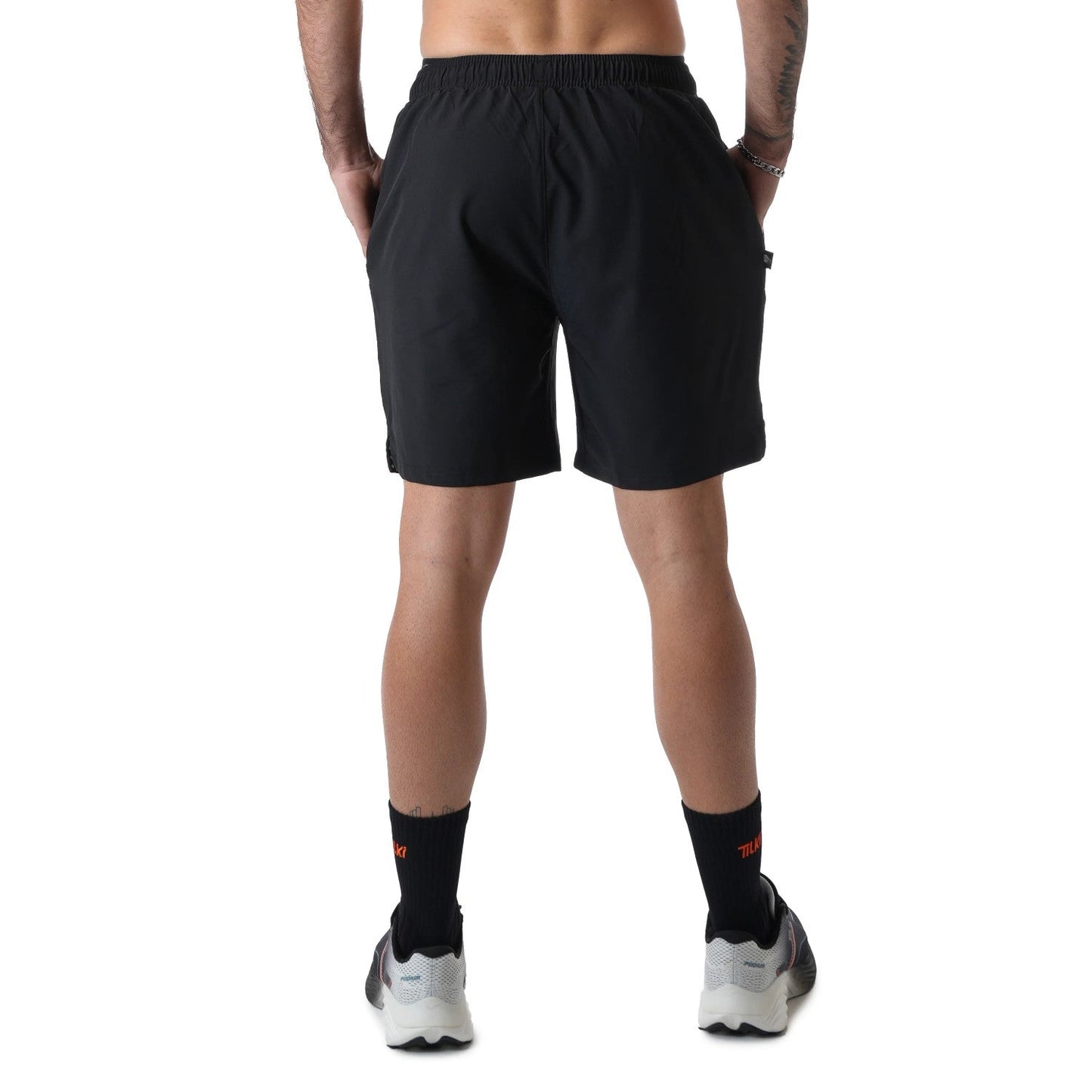 Short Poly Tilki  Temel negro/naranjo Talla M