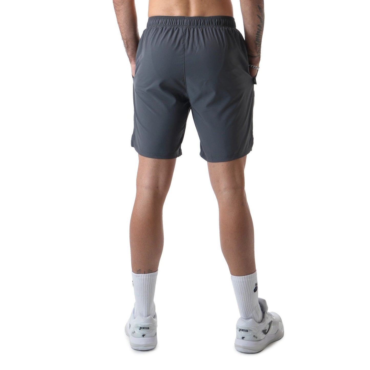 Short Poly Tilki  Temel Gris Talla XL