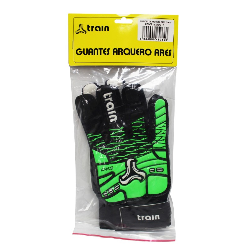 Guantes de arquero Ares train (infantil) verde N°4