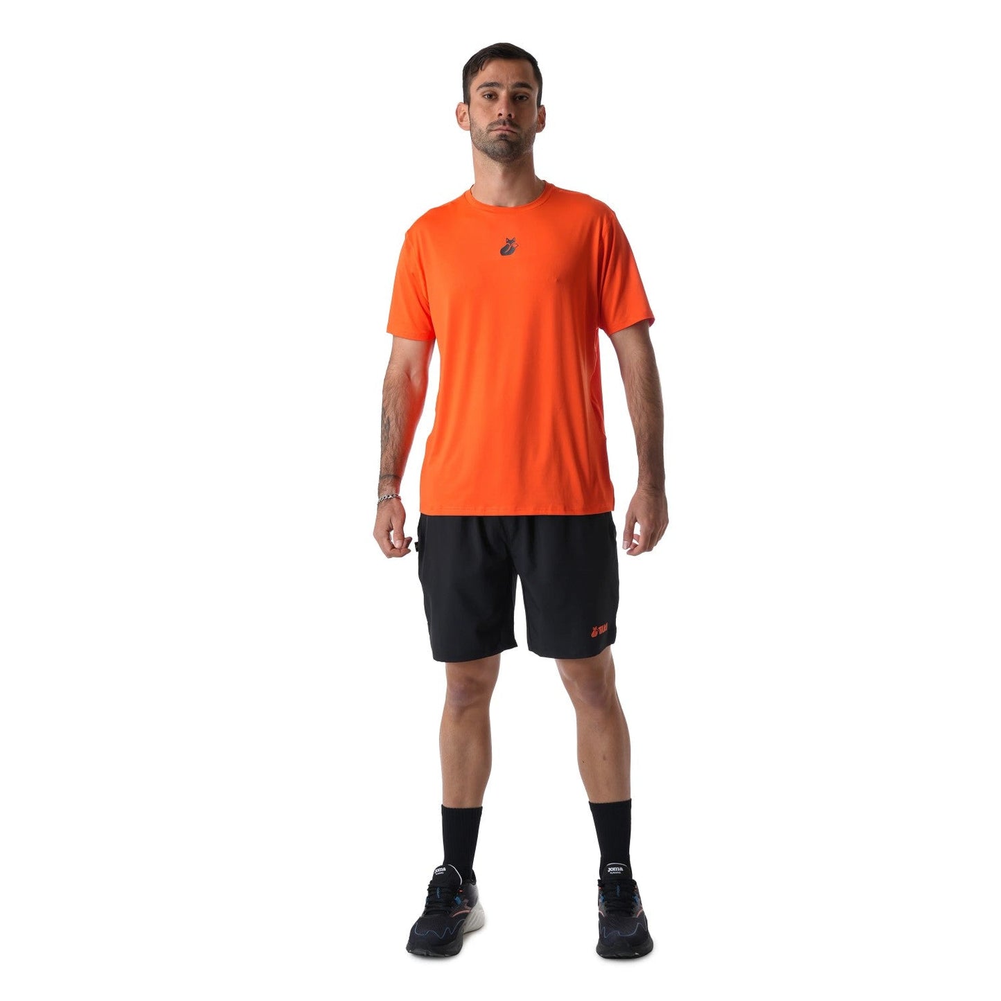 Polera deportiva Poly Tilki Temel naranja Talla M