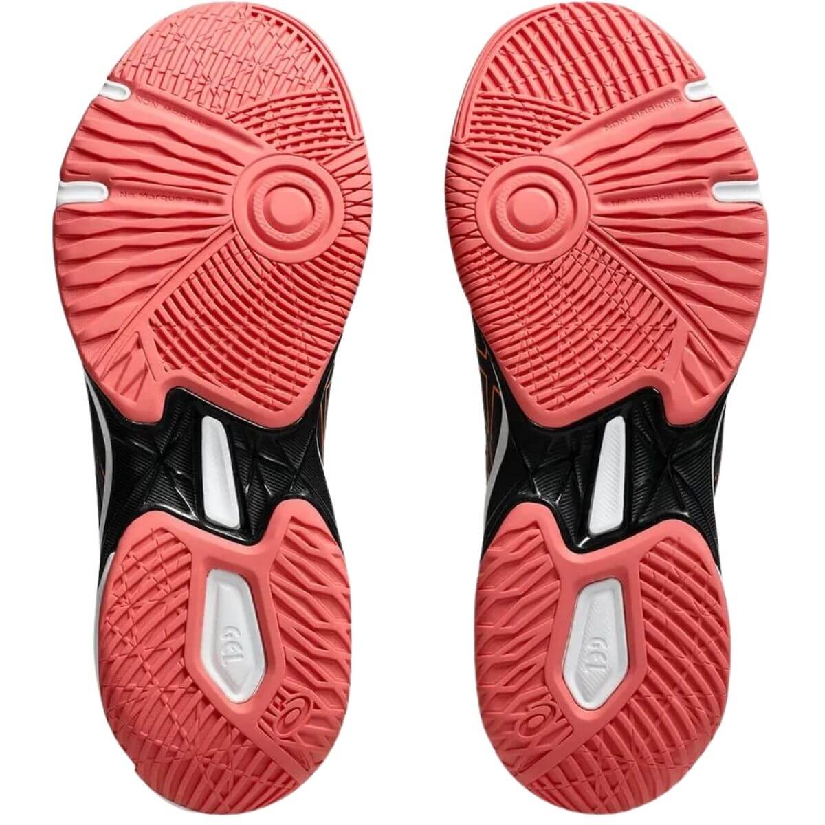 Zapatilla Asics Voleibol Mujer Gel Rocket 11 Black Orange Pop Talla 7US-38EU (24 Cm)